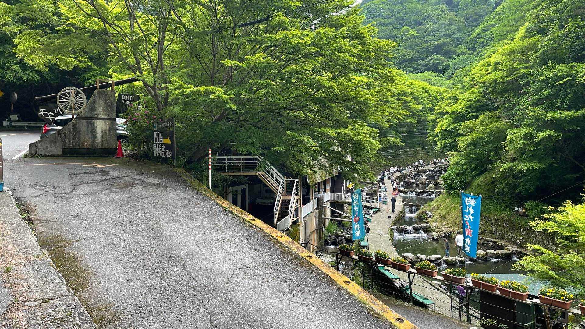 たくさんのマス釣りのお客さんが来られています😊