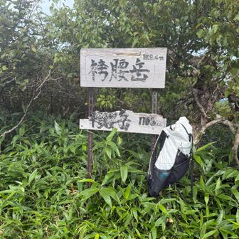 駒ヶ岳側は見えません、登山道は続いていた、三角山へ縦走できるみたい