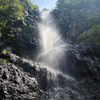 急に水量増えた
