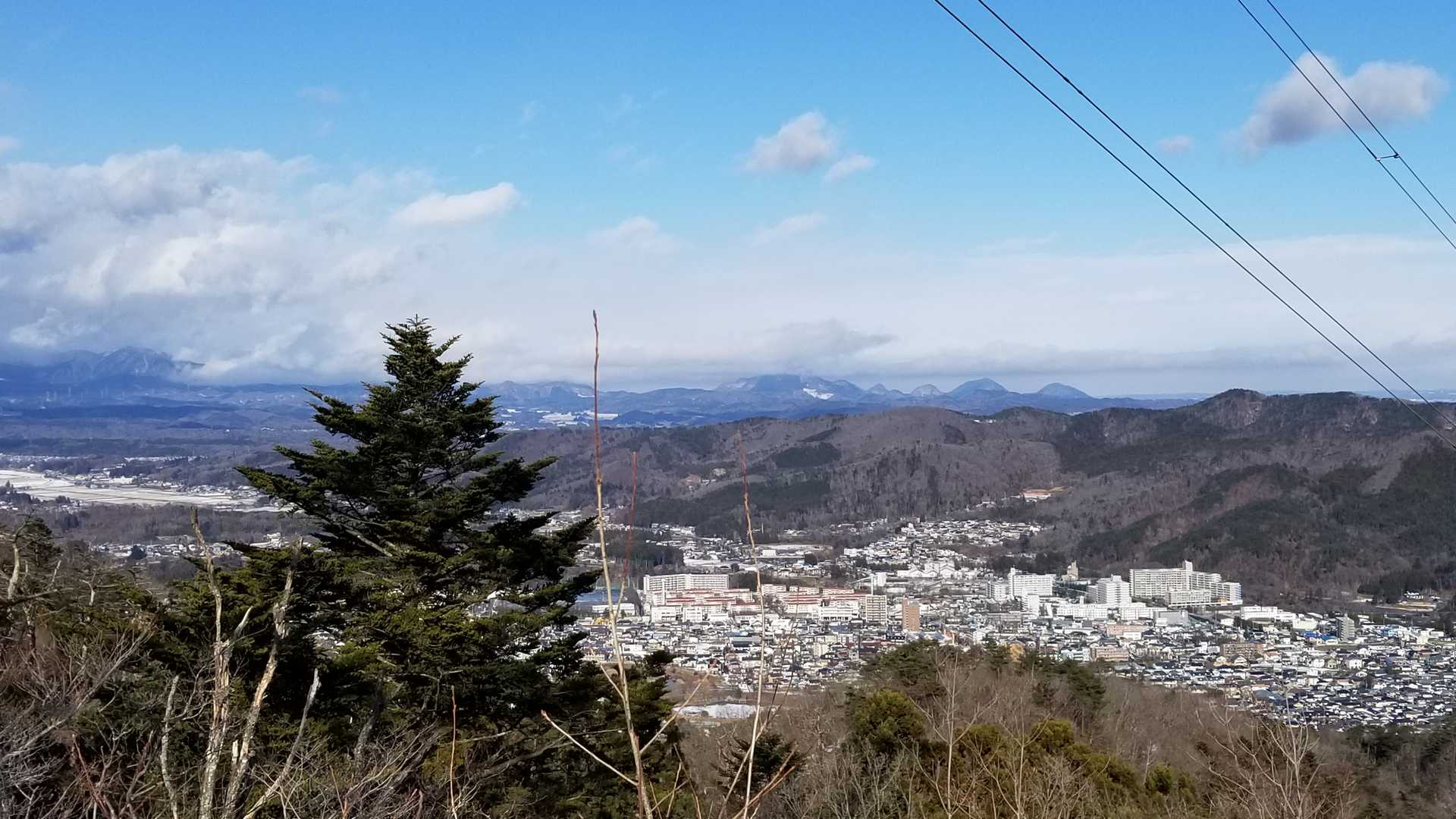 気を取り直して次行ってみよー。
北方面(泉ヶ岳＆七ツ森)が綺麗～✨