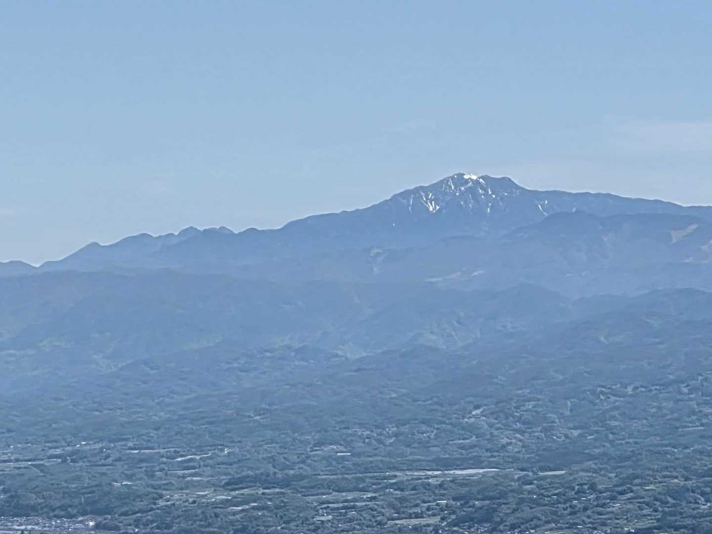 仙丈ヶ岳と鋸岳😍