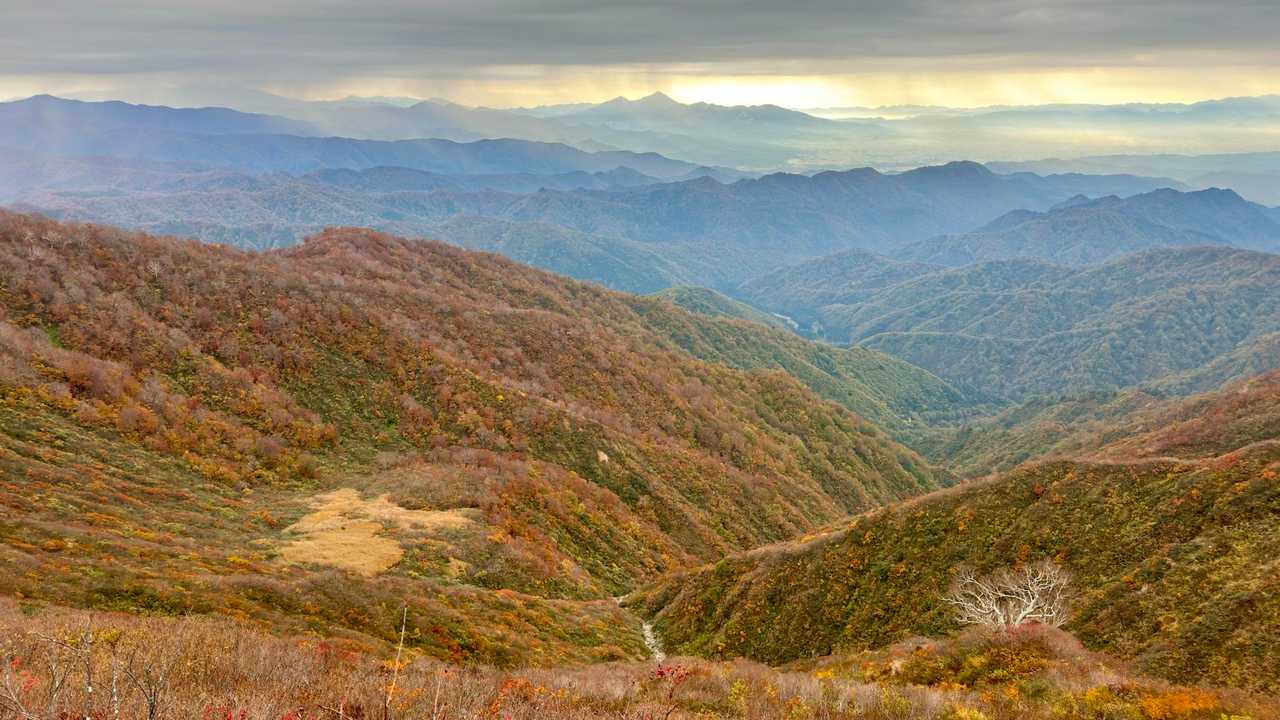 飯豊山、晩秋の稜線テン泊 の写真 52