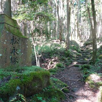 山神社駐車場を出発。ここが登山口