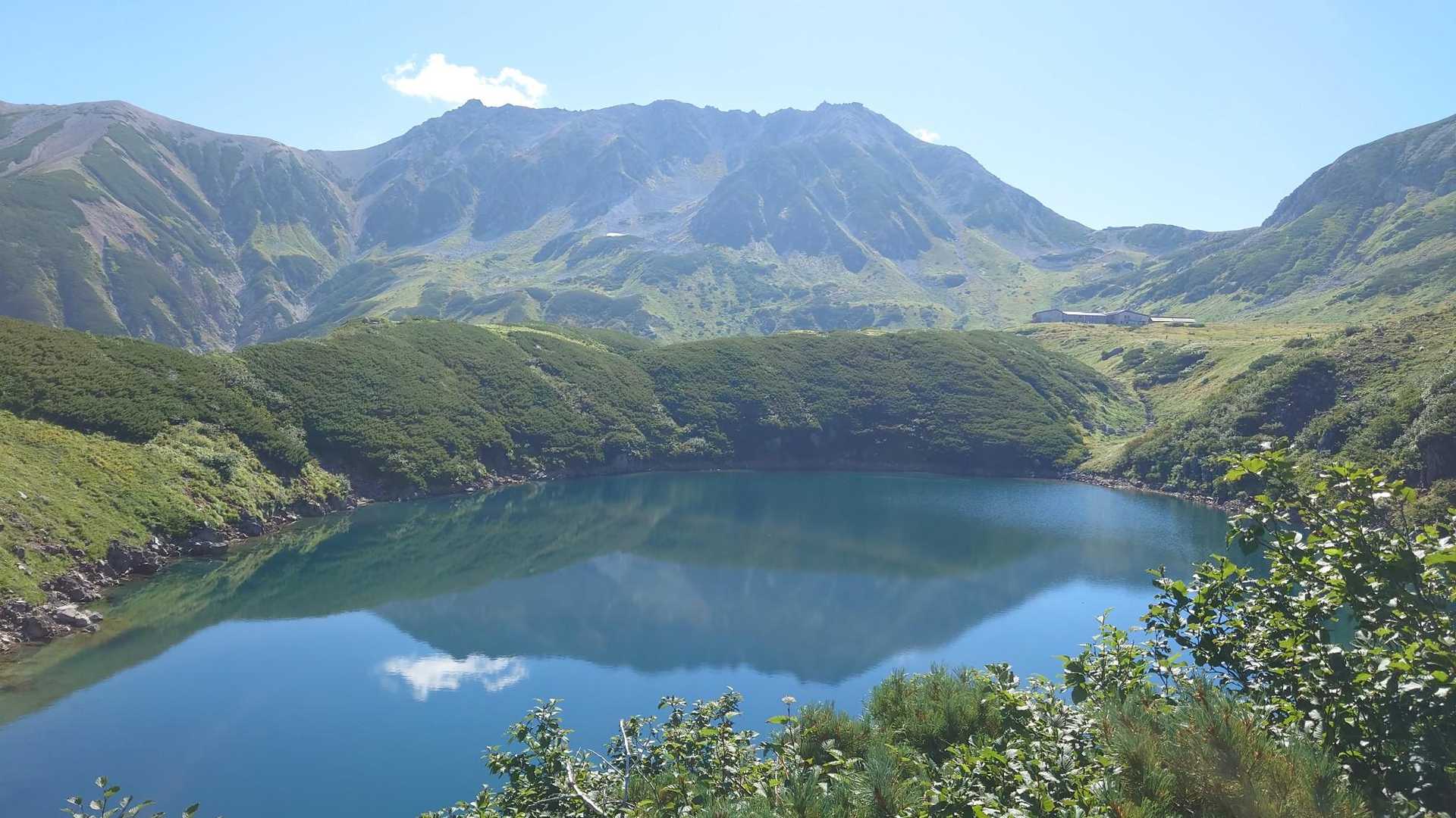 ミクリガ池から逆さ立山