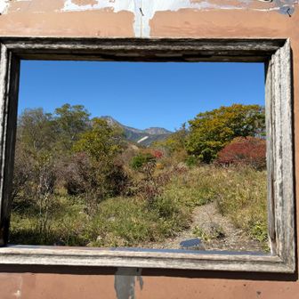 🖼️八ヶ岳が額縁の中に🖼️
綺麗でした