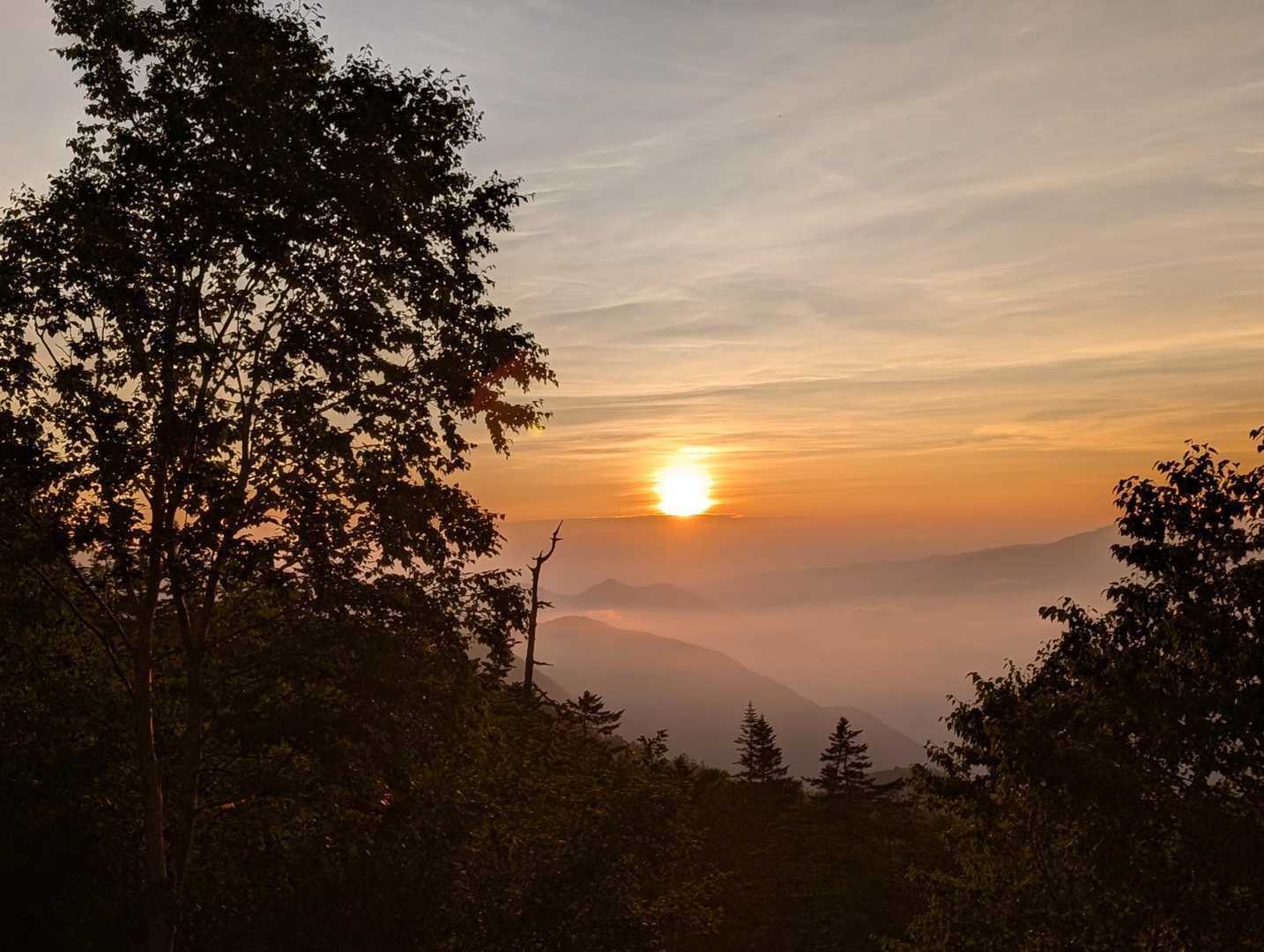 三本滝バス停-乗鞍岳-乗鞍山頂バス停 縦走コースの写真