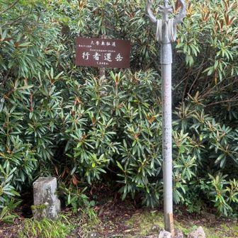 行者還岳です🧘錫杖が突き刺さってました