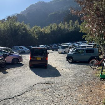 駐車場🅿️は満車で次から次へと車が入ってきます。早めに来て良かった。