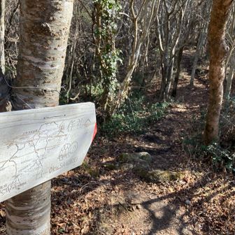 左周り登山口。奥作礼から登山開始。
駐車場の入り口側にあります。