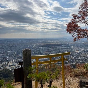 復路の黄金の、鳥居
少し雲☁️が出てきた