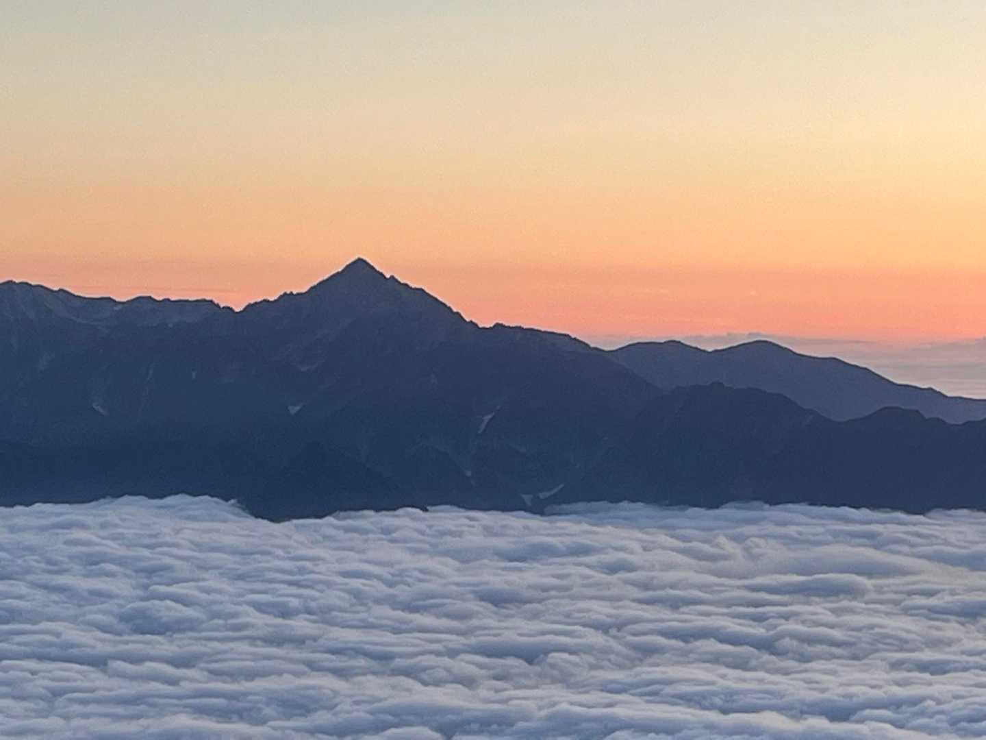 丸山からの剱岳