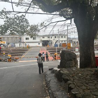 お疲れ山⛰️でした。
ちなみにこの踏切めちゃ早い、半分も歩かないうちにまた音が鳴るのでダッシュです。