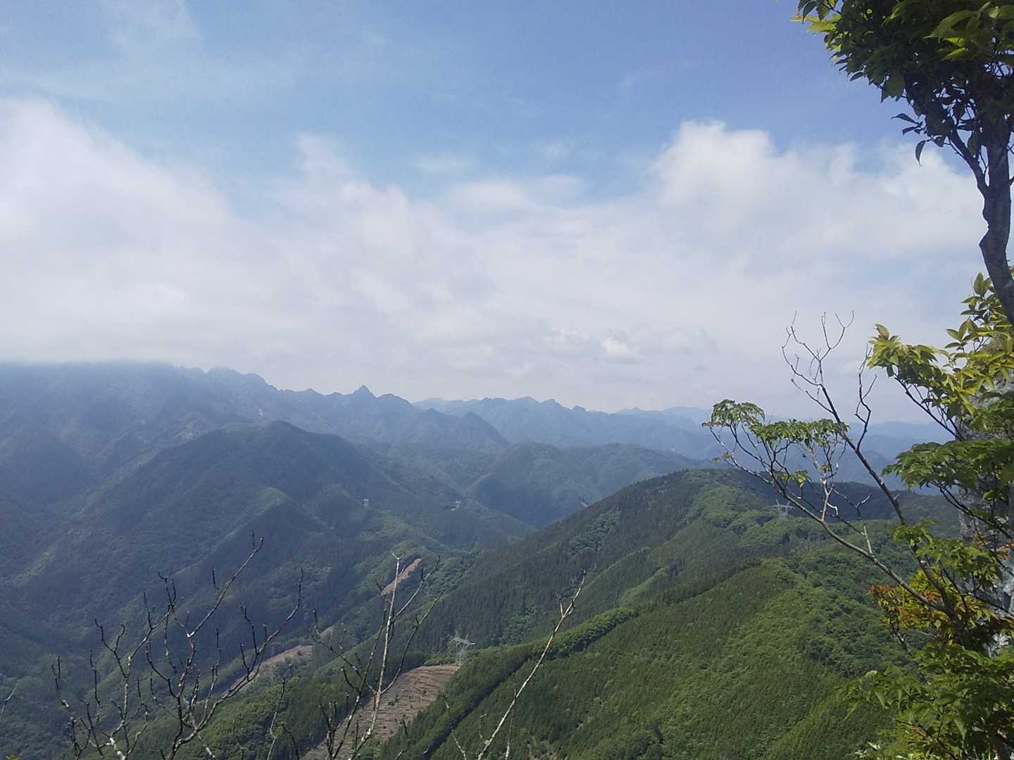 二子山登山口-股峠-二子山東岳-二子山西岳 往復コースの写真