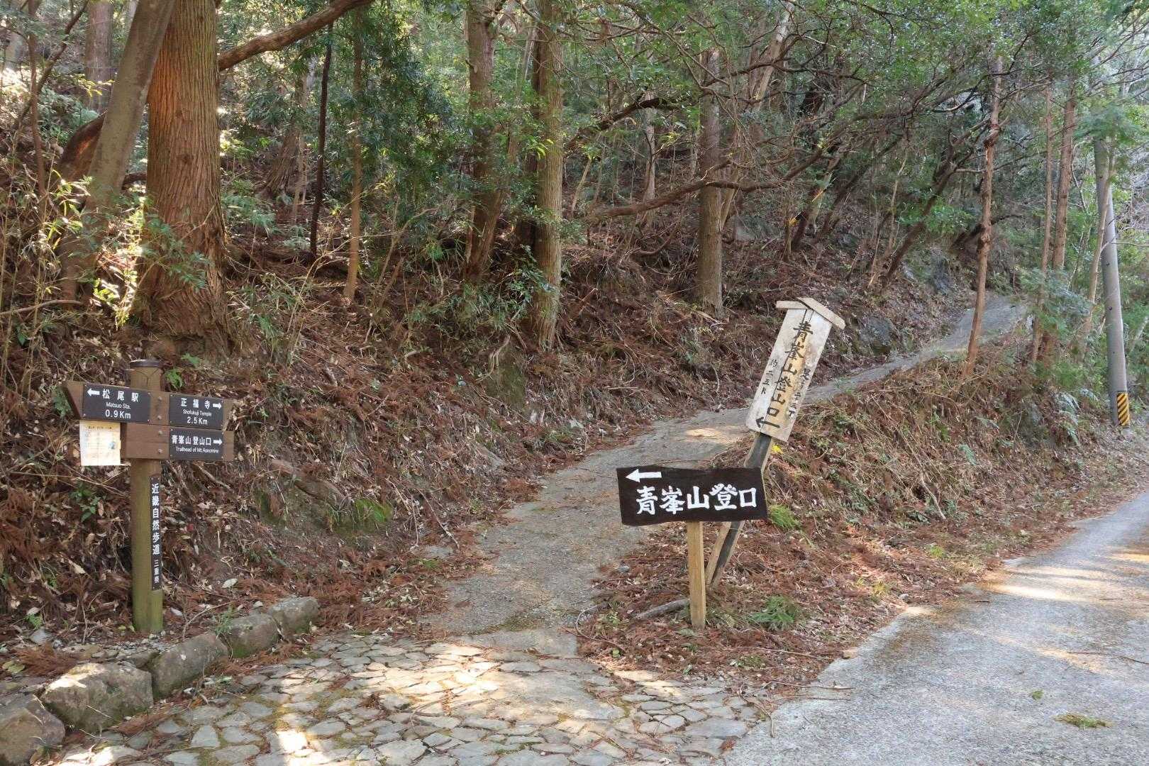 登山口はここやね