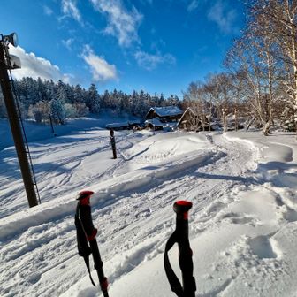 白銀荘まで歩いて無事安着