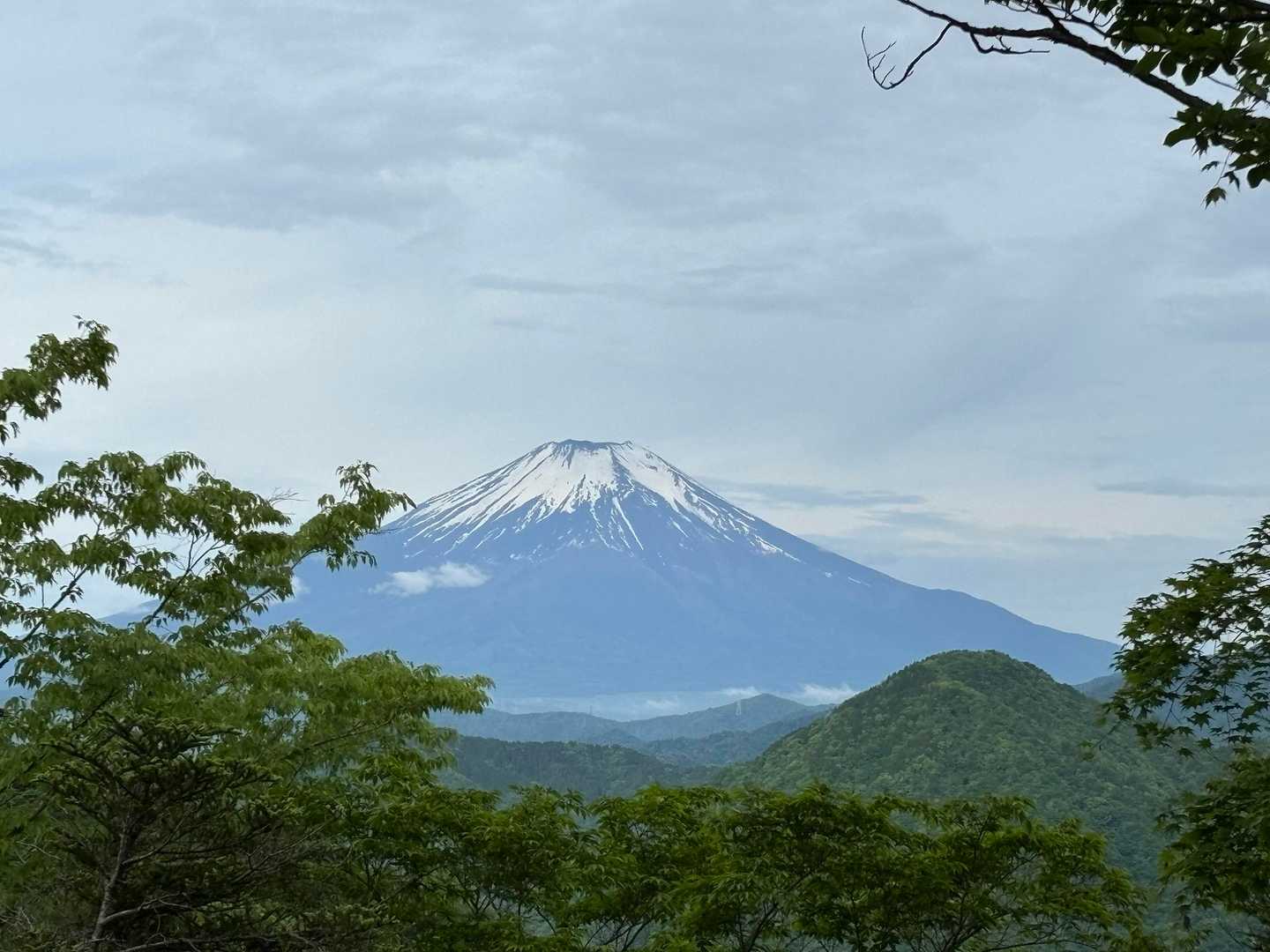振り向くと、なんと驚き🤩
富士山だぁ〜🏔️