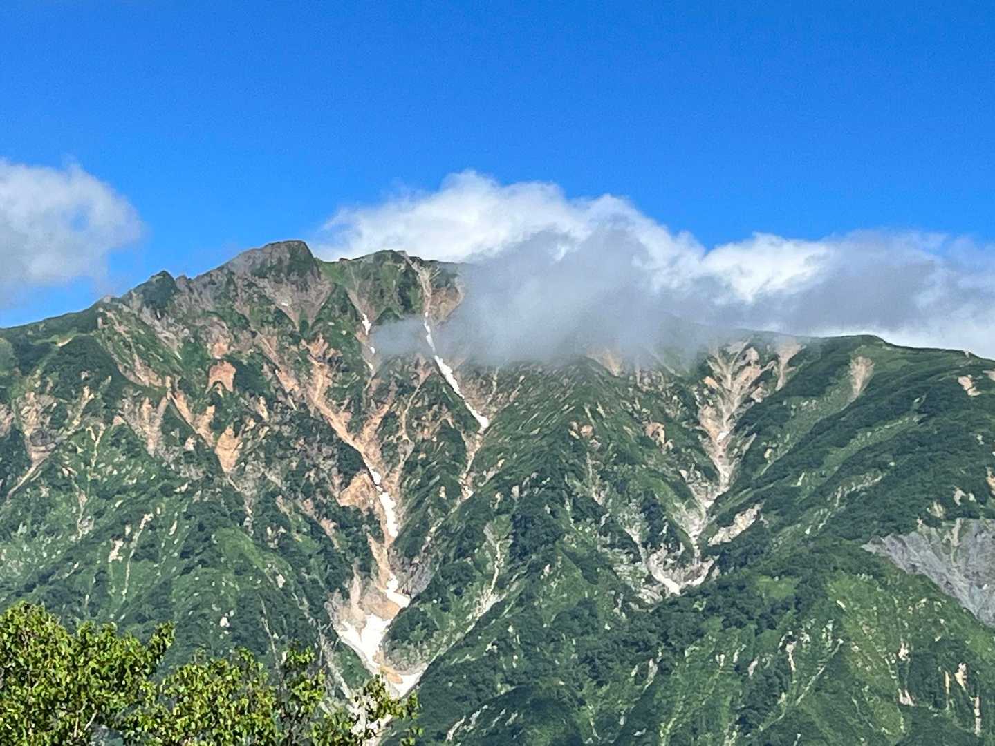 白岳-西遠見山-大遠見山-中遠見山-五竜登山口-二ノ背髪- 縦走コースの写真