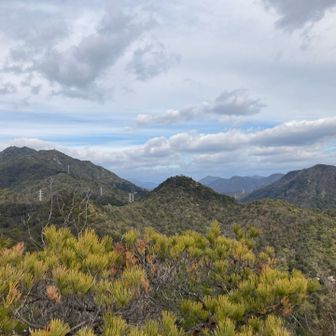 この日登った傘山を振り返る