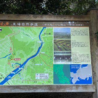 東海自然歩道の一部だったみたい🍁
箕面から高尾山までつながってます😳