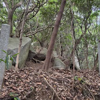 ここが正面かな？
柱には明治参拾参年子四月と読めます。