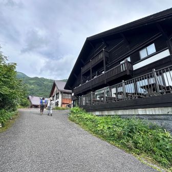 商店街のように飲食店が数軒連ねてます。
シャインマスカット味の🍦食べたかったなぁ🥺