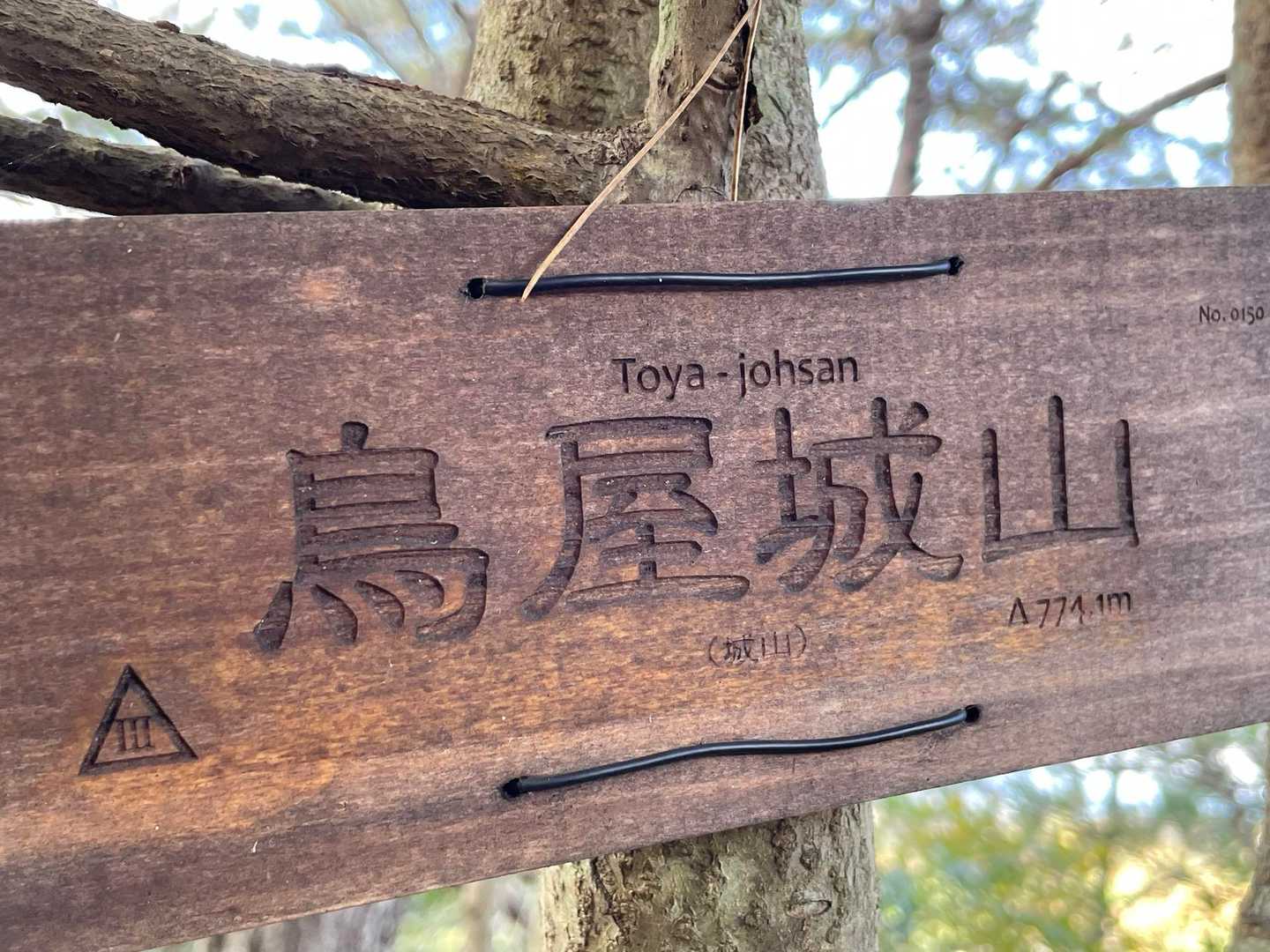 鳥屋城山
とやじょうさん、と読むんですね