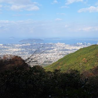 油山山頂からの展望✨
能古島や志賀島も見える。