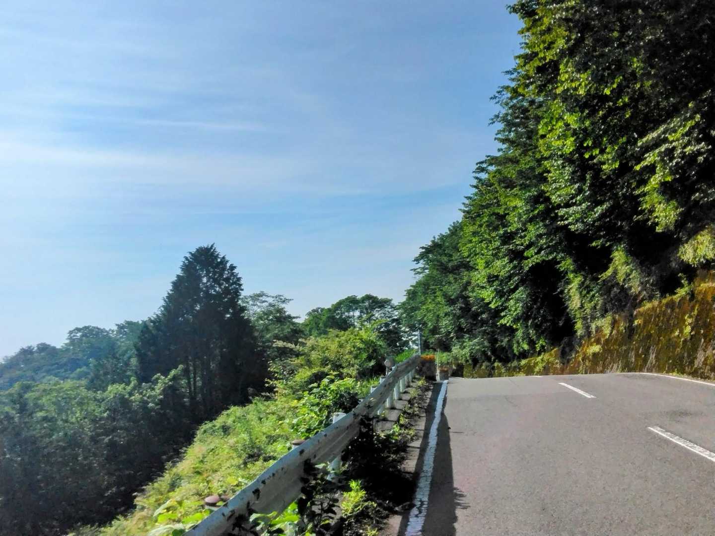 絶景を見ながら歩きます