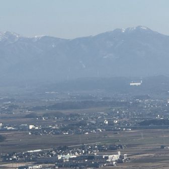 雨乞岳と綿向山。