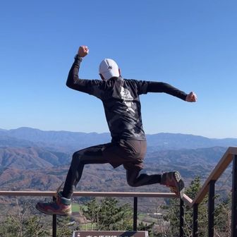 山友さんが飛ぶのを撮影～