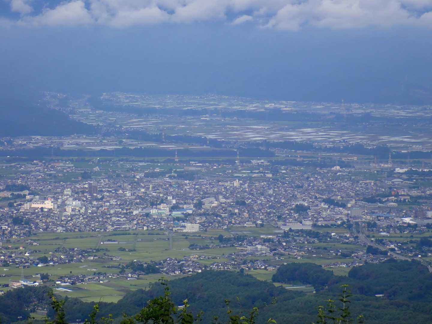 塩尻市街地や