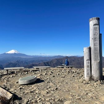 ほら、塔ノ岳からも美しい🗻🏔️
天気と景色、三連休なのに、少ない。仕方ない。