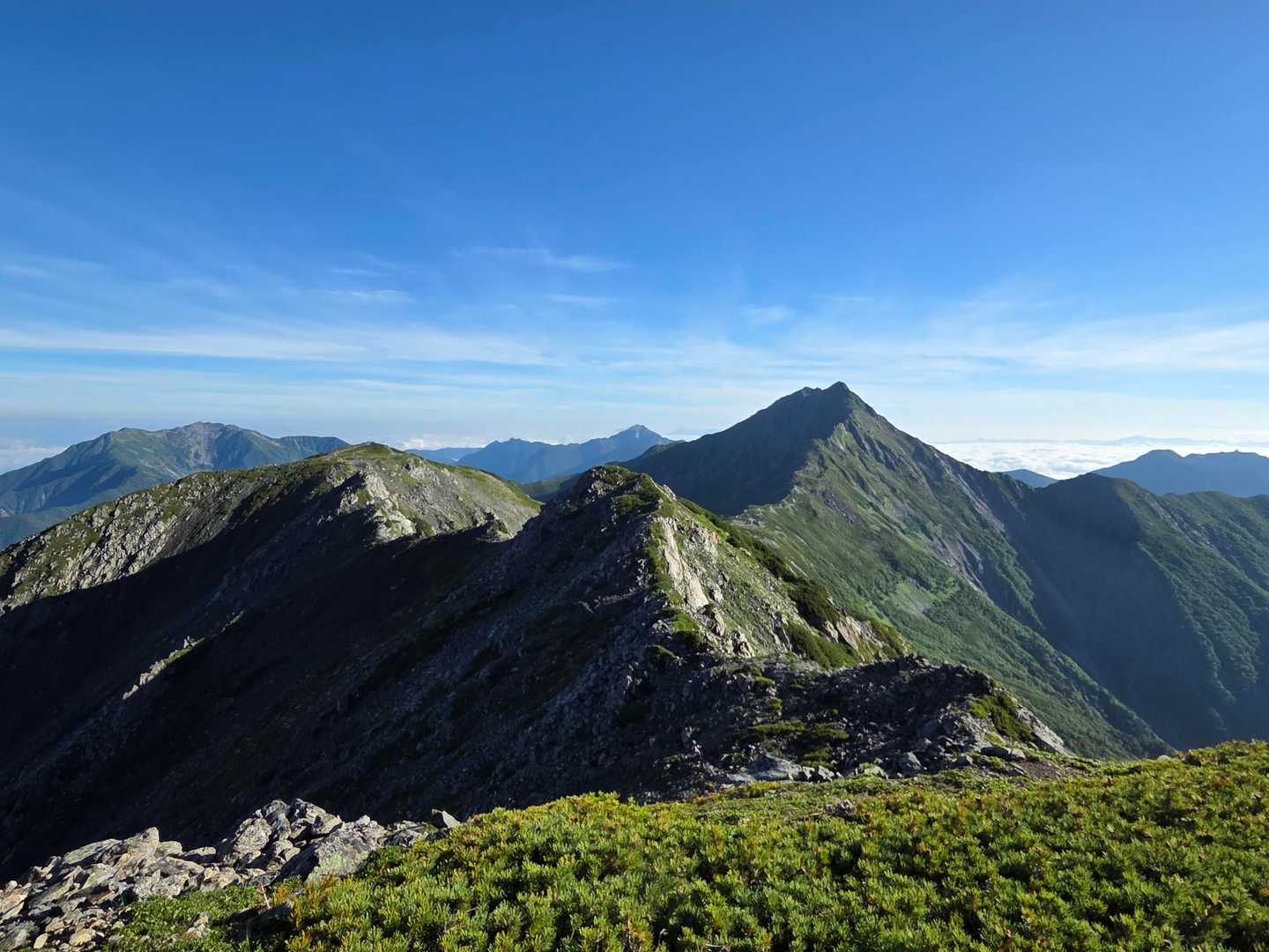 【縦走】北岳→農鳥岳（広河原・奈良田）の写真