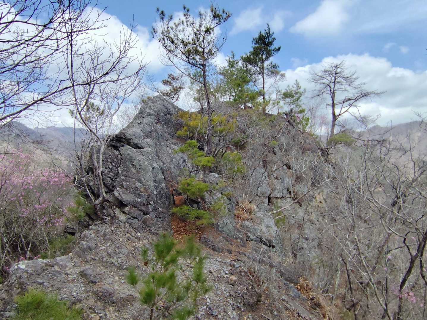 ひとぼし岩です✨南側から見ると岩峰なのがわかります🤔