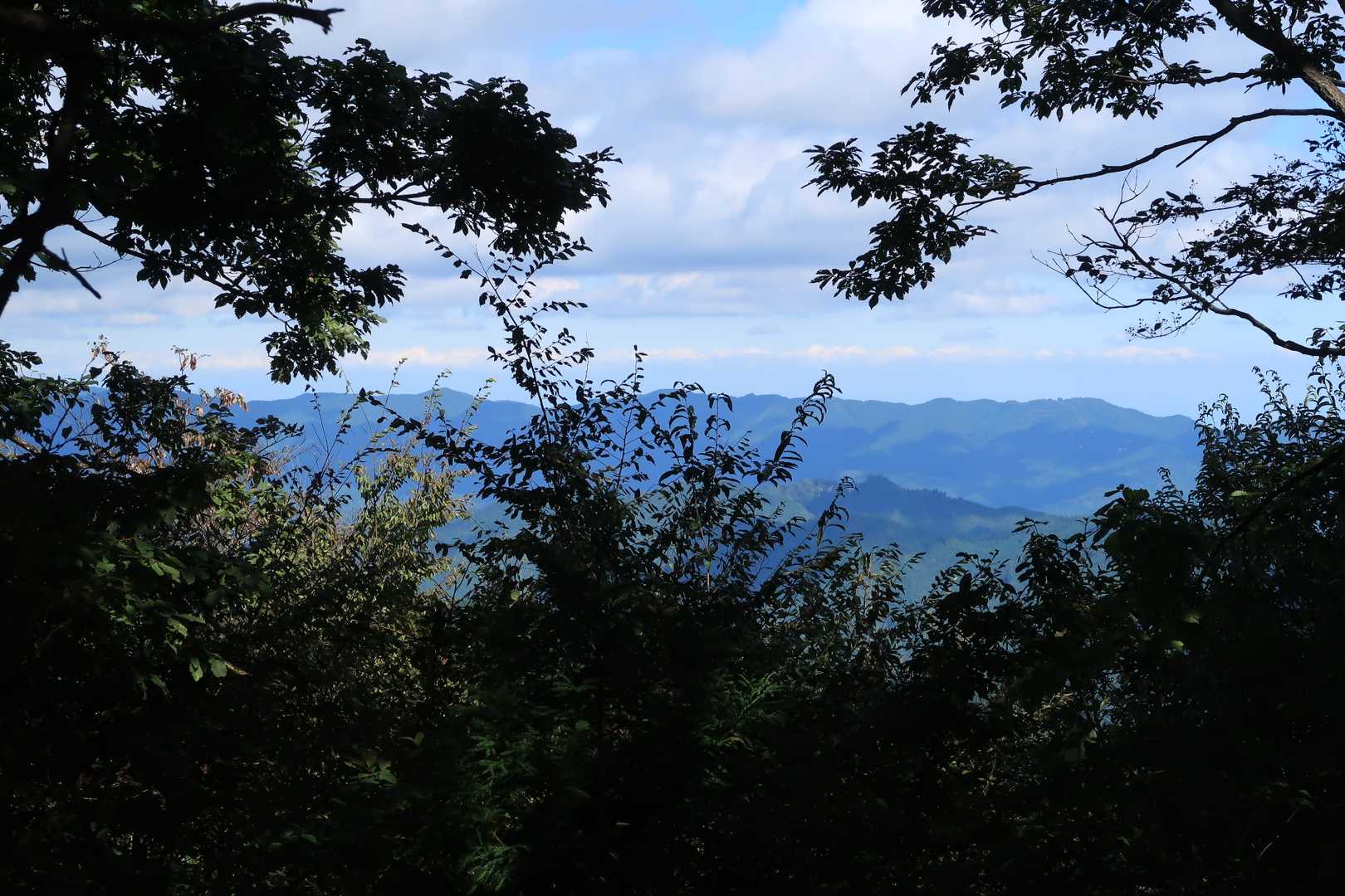 ゴンジリ峠の眺望