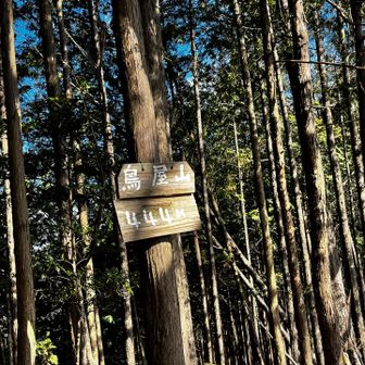鳥屋山📍　444m  ここまで上がるまでに……落としていた😭