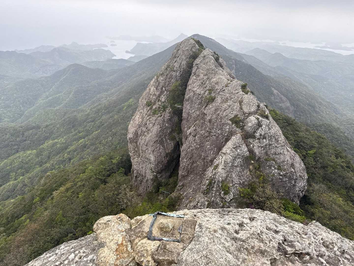 白嶽 往復コースの写真