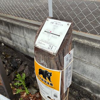 「道標24」今日の終点です。