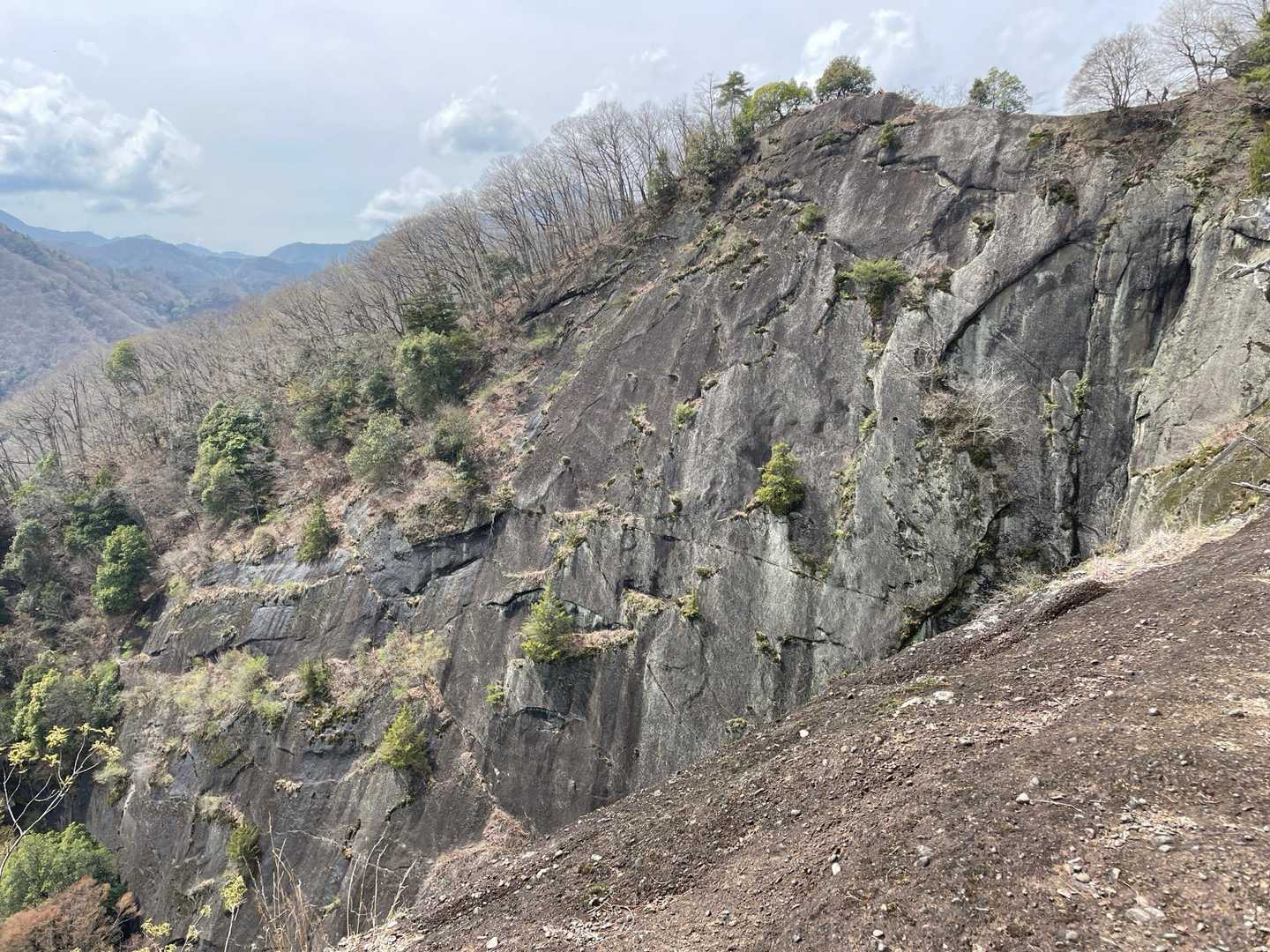 <稚児落とし>が見えてきました😳