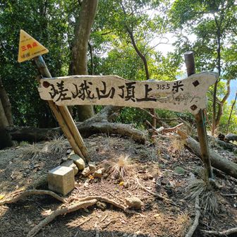 嵯峨山登頂
景色はあまり見えない。