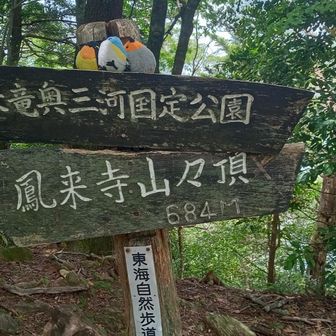 鳳来寺山に到着、眺めはありません