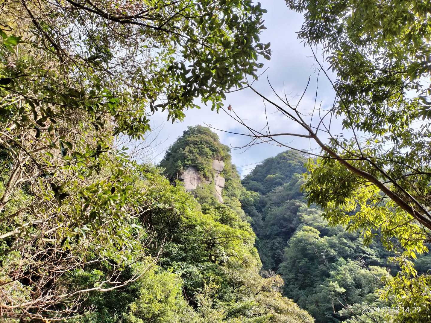 かっこいい！
岩峰