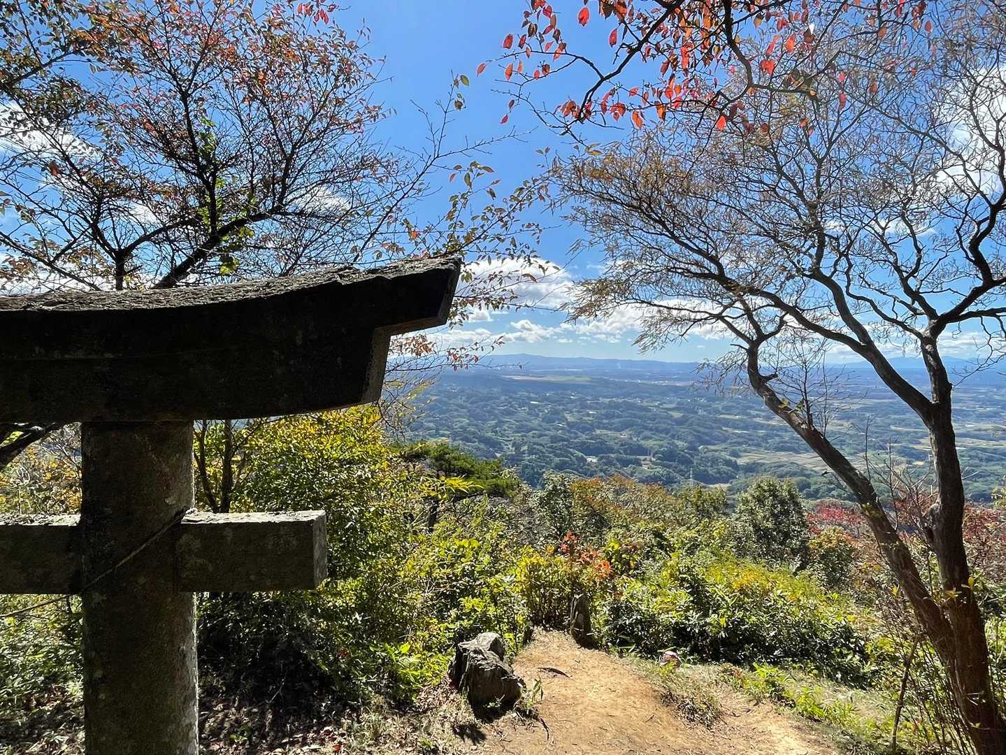 宇津峰 往復コースの写真