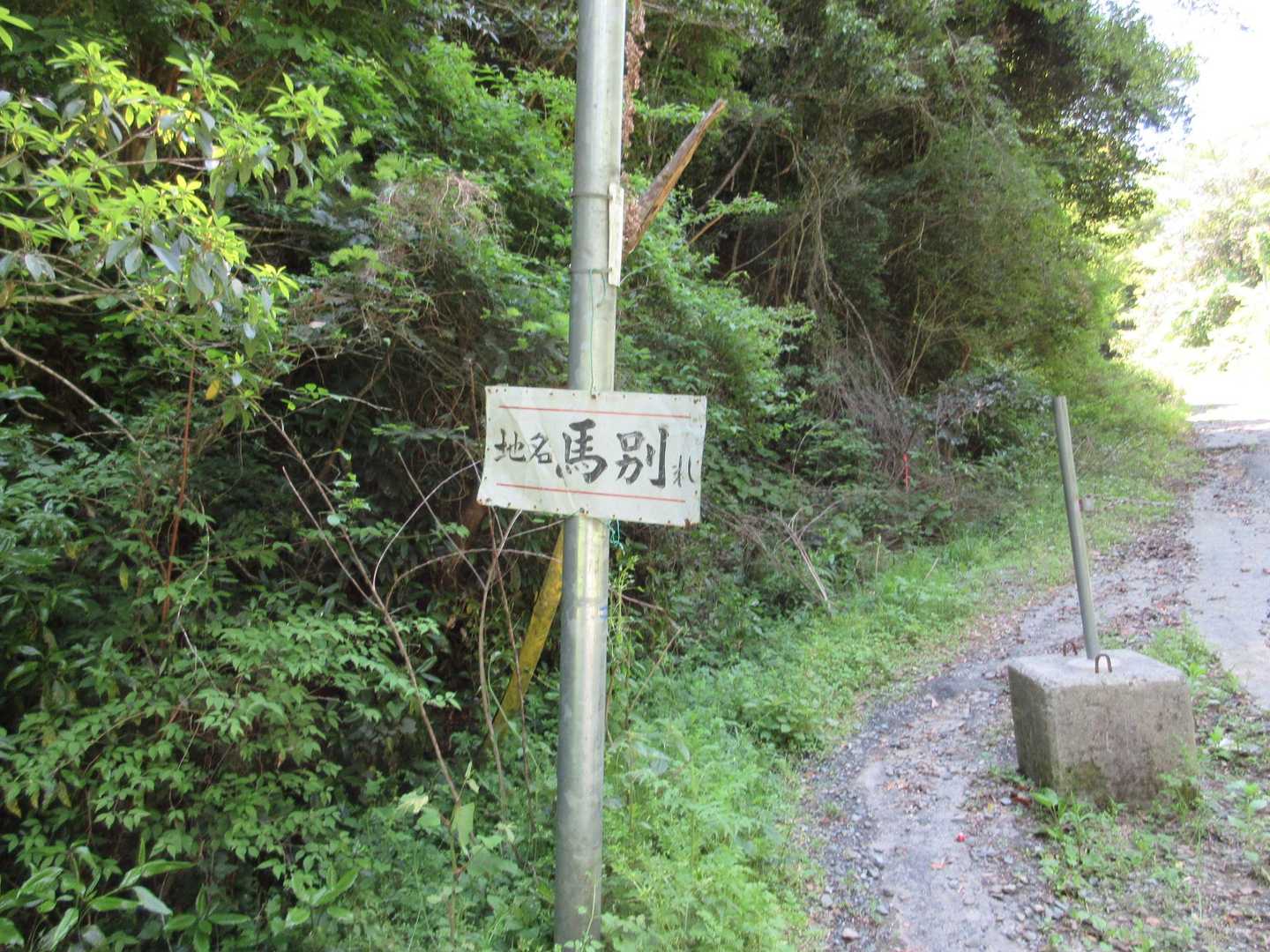 土仏峠 往復コースの写真