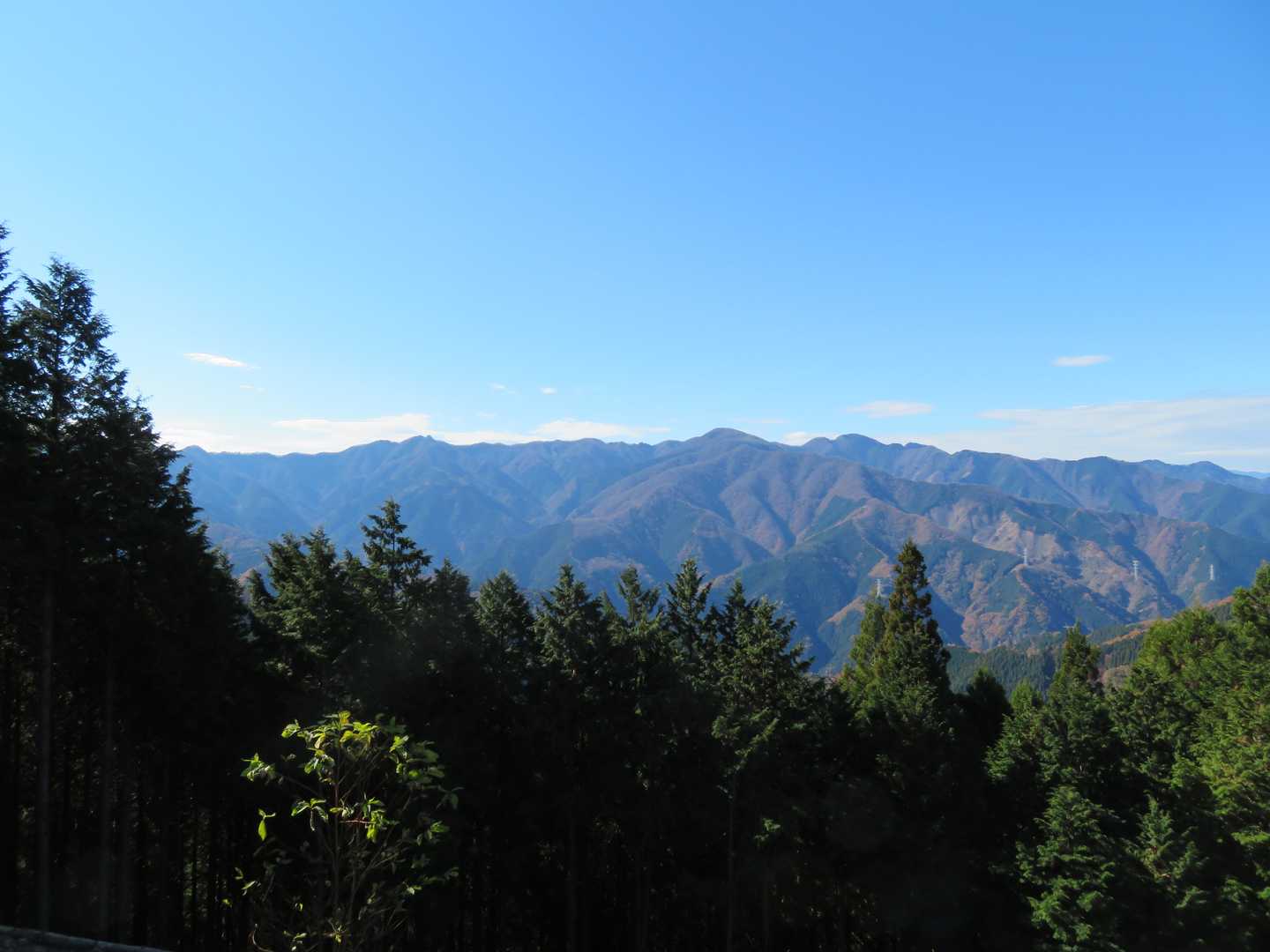 名郷バス停-鳥首峠-天神山-ウノタワ 往復コースの写真