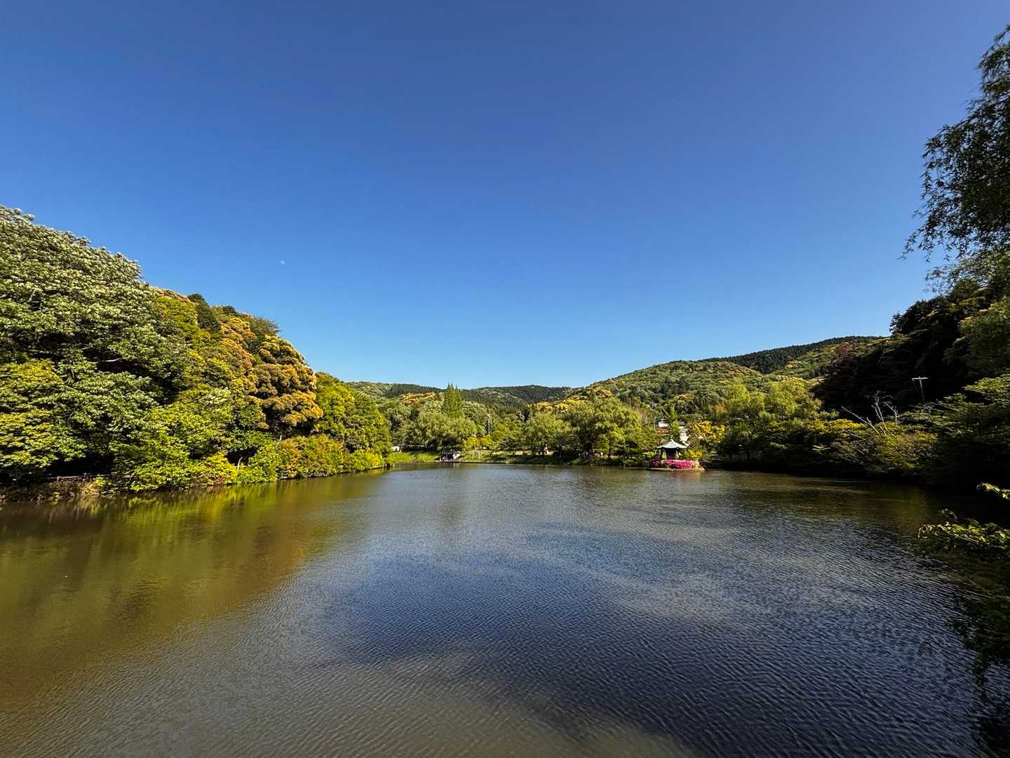 定光寺公園まで戻ってきました