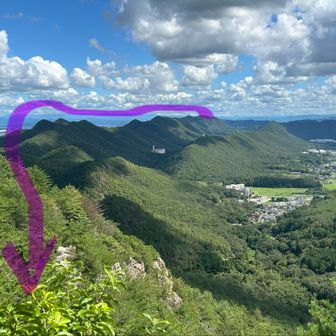 あの奥の山のさらに向こうから来て