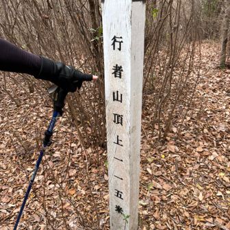 「行者山」到着

ここも初めて来ました