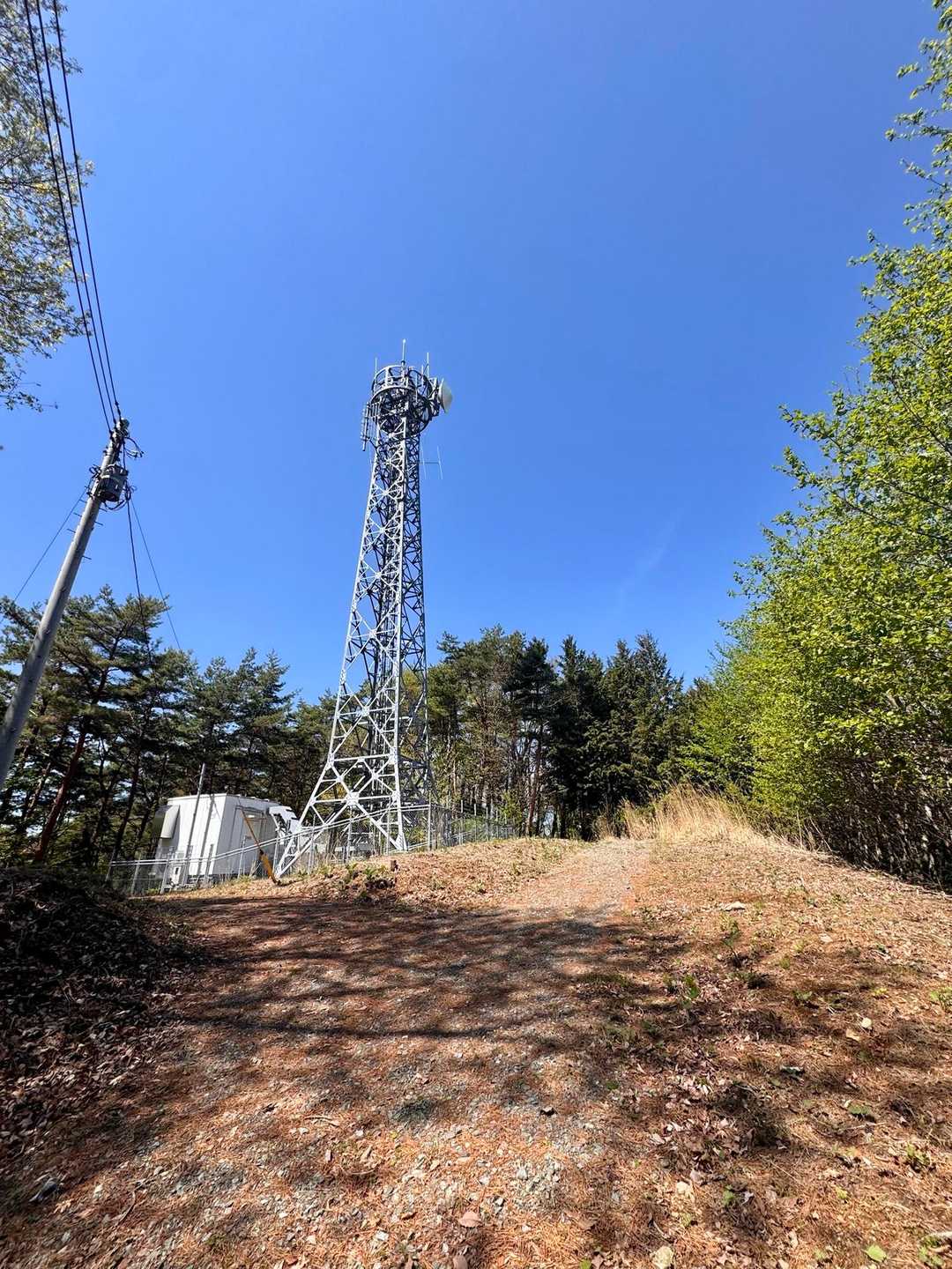 鳥坂トンネルバス停-鳥坂峠-春日沢ノ頭-春日山 往復コースの写真