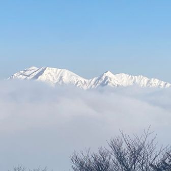 三方崩岳と奥三方岳